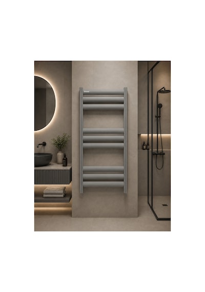 Alüminyum Mat Gri 50x90 Petsa Stila Havlupan