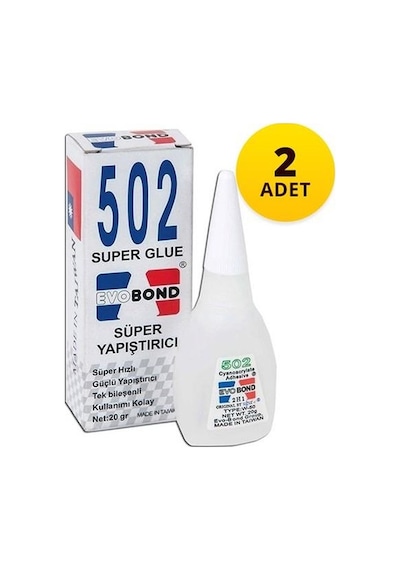 Evobond 502 Yapıştırıcı 20 G 2 Adet