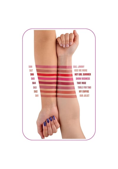 Callista All About Color Matte Lipstick Nemlendirici Mat Ruj - 504 That Rose - Bordo