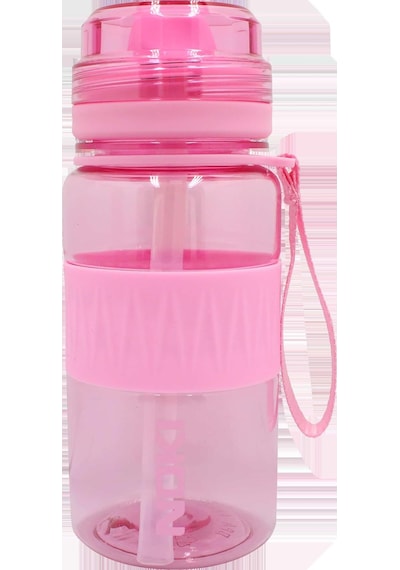 Noki Kids Su Matarası Tritan Pipetli Silikon Kemerli 400 Ml Çok Renkli