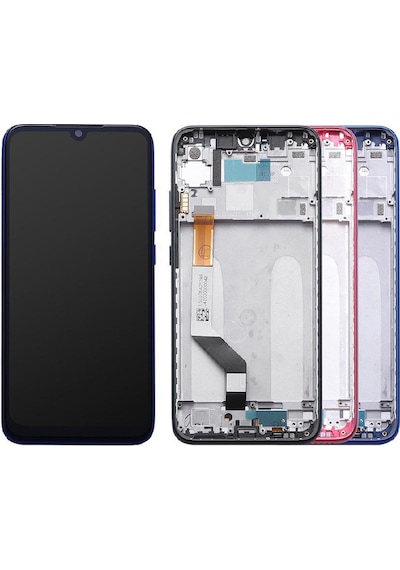 Xiaomi Redmi Note 7 İle Uyumlu Lcd Ekran Dokunmatik Çıtalı