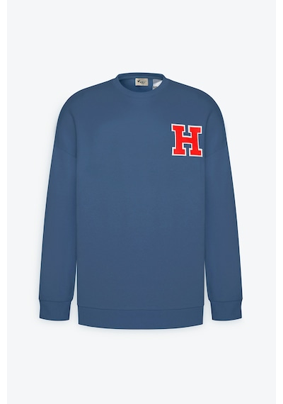 AC&Co / Altınyıldız Classics Erkek İndigo Oversize Fit Bol Kesim Harvard Lisanslı Pamuklu Bisiklet Yaka Sweatshirt İndigo AC&Co / Altınyıldız Classics Erkek İndigo Oversize Fit Bol Kesim Harvard Lisanslı Pamuklu Bisiklet Yaka Sweatshirt İndigo