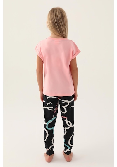 Roly Poly 3399 Garson Sweet Kız Çocuk Pijama Takımı SOMON