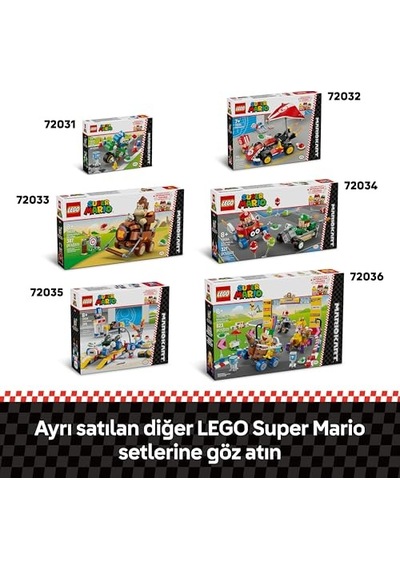 Mario Mario Kart Mario Ve Standard Kart 72037 - Yetişkin Kadınlar Ve Erkekler Için Inşa Edilebilen Figürü Içeren