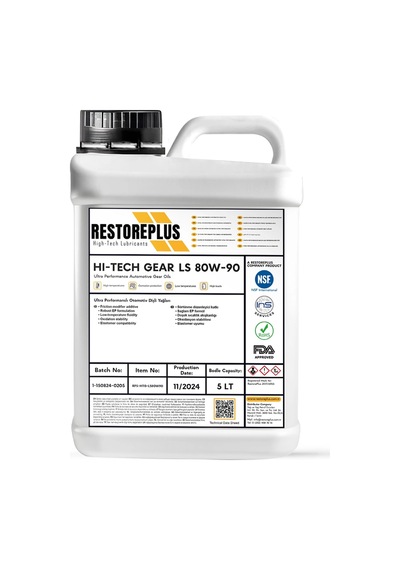 Restoreplus Hı-Tech Gear Ls 80W-90 Ulra Performanslı Otomotiv Dişli Yağları 5 L
