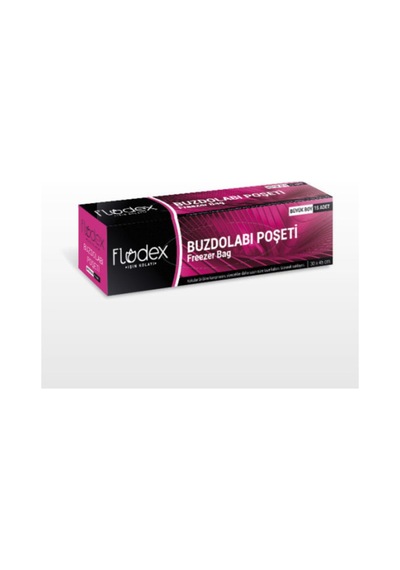 Flodex Buzdolabı Poşeti Büyük Boy 4 Adet 30 x 45 CM
