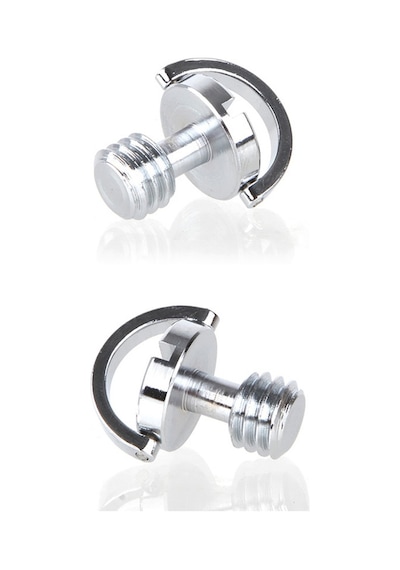 Tripod Quick Release Plate için 3/8" D-Ring Vida