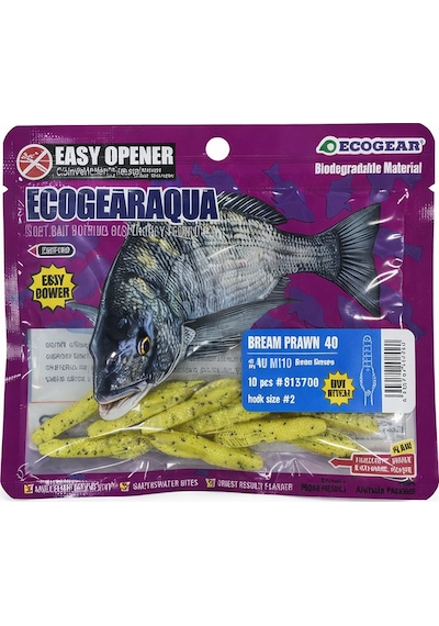 Ecogear Aqua Bream Prawn 40 Lrf Silikon Yem