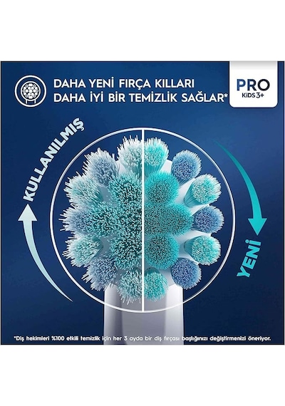 Oral-b Çocuk İçin Spiderman Şarjlı Diş Fırçası Yedek Başlığı 2 Adet