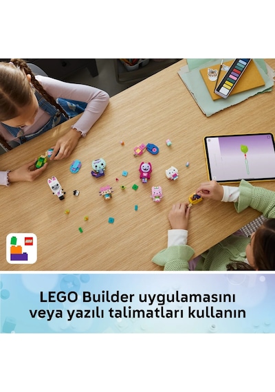 LEGO® Gabby’s Dollhouse Gabby’nin Parçalarla İnşa Edilen Kedi Arkadaşları 11215 - 6 Yaş ve Üzeri için Oyuncak Yapım Seti (324P)