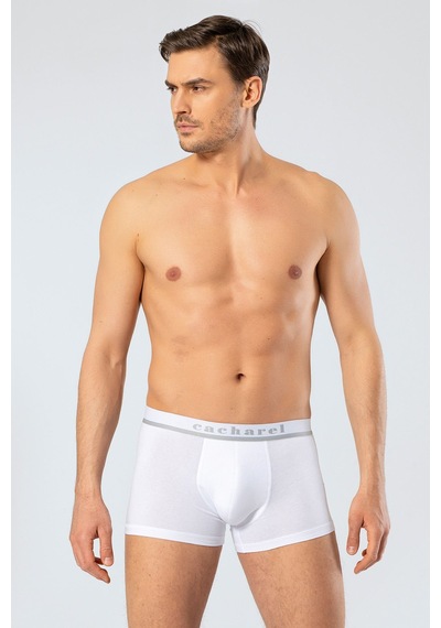 Cacharel Erkek Likralı Boxer 1317/beyaz Beyaz