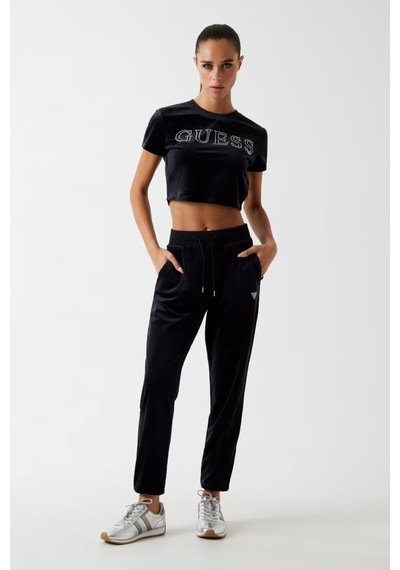 Guess Couture Kadife Kadın Jogger Eşofman Altı V3bb27k0232 Siyah