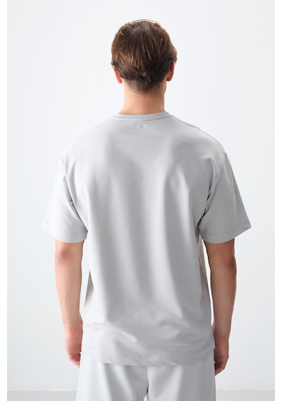 Air Jones Tommy Life Taş Pamuklu Kalın Yumuşak Dokulu Oversize Fit Baskılı Erkek T-shirt - 88373 Taş Air Jones Tommy Life Taş Pamuklu Kalın Yumuşak Dokulu Oversize Fit Baskılı Erkek T-shirt - 88373 Taş