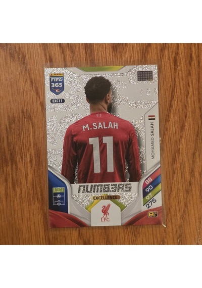2026 Mohamed Salah Excellence Numbers Oyun Kartı Exc11