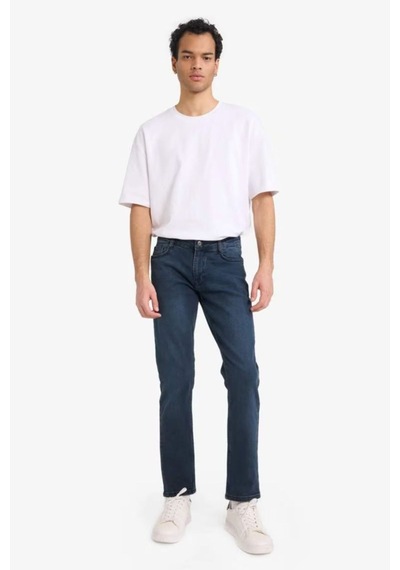 Defacto Pedro Slim Fit Dar Kalıp Normal Bel Dar Paça Jean Pantolon R8791az26spnm83 İndigo-nm83 Defacto Pedro Slim Fit Dar Kalıp Normal Bel Dar Paça Jean Pantolon R8791az26spnm83 İndigo-nm83