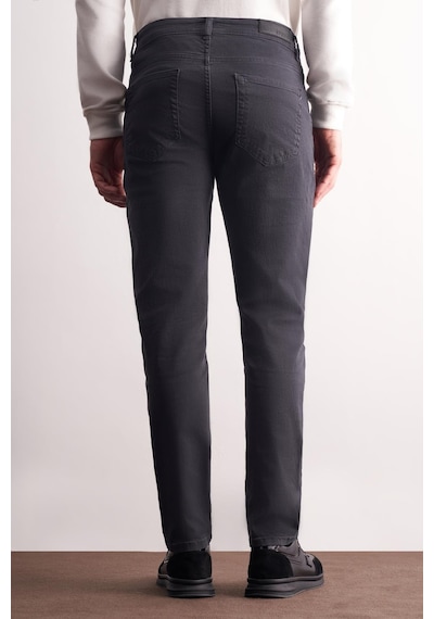 İmza Antrasit 5 Cep Casual Slim Fit Pamuklu 5 Cep Pantolon 1003255318 Antrasit