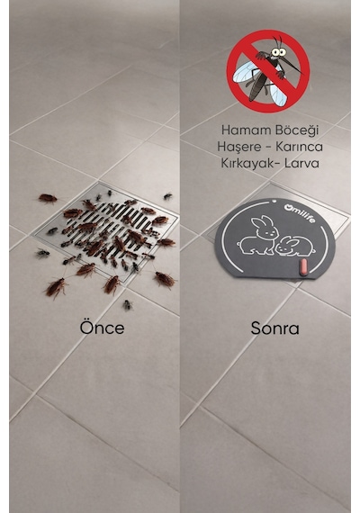 10'lu Süzgeç ve Gider Koku Önleyici Set Silikon Mat Banyo Mutfak Lavabo Koruyucu -