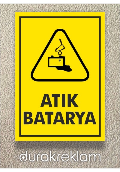 Atık Batarya Tabelası