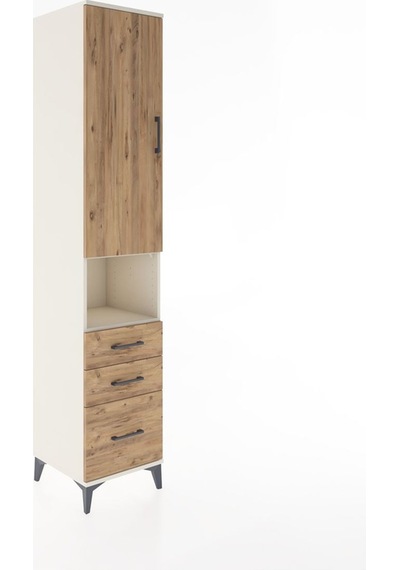 Hyperion Dolap 3 Raflı 3 Çekmeceli Tek Askılı 44x44x221 Aytaş... Aytaşı