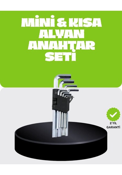 9 Parça Alyan Anahtar Seti Bisiklet Mobilya Ve Otomotiv Uyumlu 98127633
