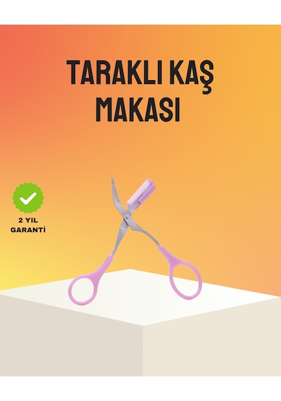 Kaş Düzeltme Makası Taraklı Profesyonel Ve Pratik Kaş Bakımı Çok Renkli