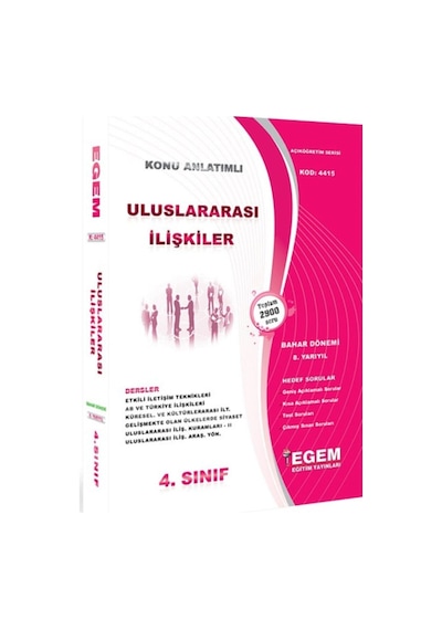 Aöf 4. Sınıf Uluslararası Ilişkiler Bahar Konu Ve Çıkmış Sorular