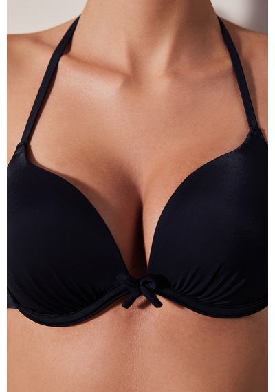 Penti Pus Up Siyah Bikini Üstü Siyah