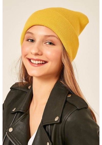 Eleven Markets Hardal Sarısı Bere Unisex