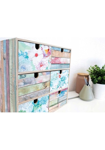 D-c-fix 176-0610 Rio Renkli Ahşap Desen Yapışkanlı Folyo 45 Cm X 1 Mt