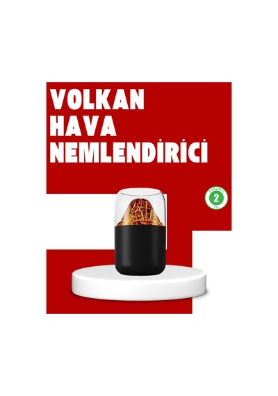 Ilkeshop Volik Tasarımlı Led Işıklı Ultrasonik Nemlendirici