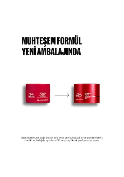 Wella Professionals Ultimate Repair Tüm Saç Tipleri İçin Yoğun Onarıcı Saç Bakım Maskesi 150 Ml