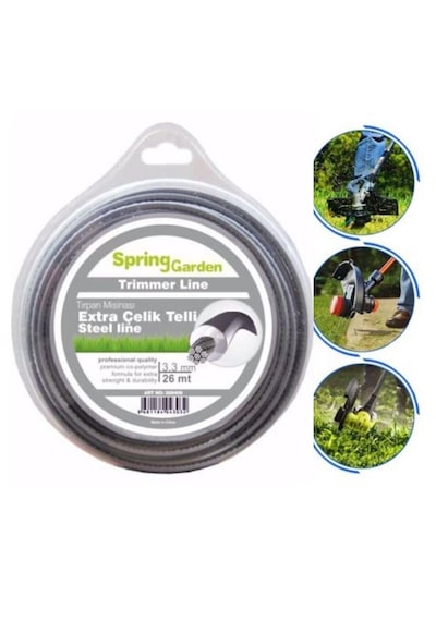 Bahçe Ot Misinası 3.3 Mm / Extra Çelik Telli