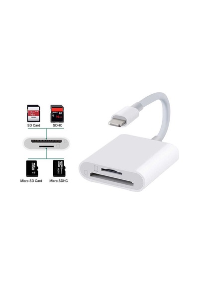 Winex 2in1 Lightning to SD / TF Kart Okuyucu Dönüştürücü Adaptör