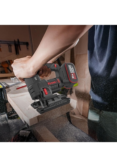 Kress KUE6.91 20V Profesyonel Şarjlı Solo Dekupaj Testere