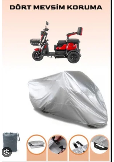 4 Mevsim Motor Brandası 3 Tekerlekli 2 Tekerlekli Tüm Modellere Uyumlu Bedenleri Mevcut