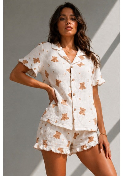 Norcia Sports Kadın Süprem Gömlek Şort Düğme Kar Beyaz Pijama Takımı Çok Renkli - 929467735 Çok Renkli - 929467735 Çok Renkli Norcia Sports Kadın Süprem Gömlek Şort Düğme Kar Beyaz Pijama Takımı Çok Renkli - 929467735 Çok Renkli - 929467735 Çok Renkli