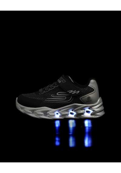Skechers Vortex 2.0 - Quantroıd Büyük Erkek Çocuk Siyah Işıklı Spor Ayakkabı 400604l Bksl Siyah