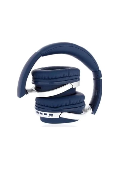 20w Süper Bass Csr Çip 200 Saat Bekleme Süreli 5.0 Kulak Üstü Bluetooth Kulaklık Mavi Blt-20