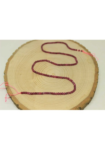 Yasamtohumu Yakut Taşı Küp Şekilli Yarım Dizi 2.5 MM 17  CM Çok Renkli