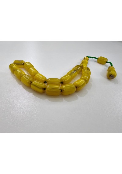 Zeyzun Usta İmzalı Bilek Boy Efe Maskot Sıkma Kehribar Tespih 15 84460665