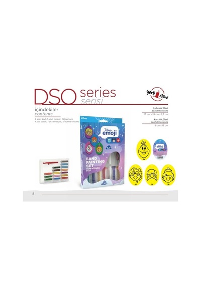 Disney Princess Emojiler Eğitici Ve Eğlenceli Kum Boyama Seti 4in1-red Castle Dso-05