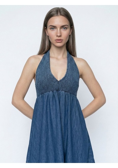LOFT Regular Fit Kadın Elbise Lf2043103 Q1.v1 Denim