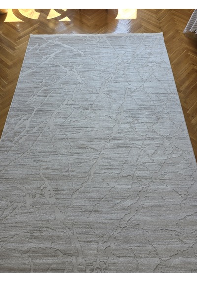 Elvey Home London Krem Bej Dekoratif Bambu Akrilik Yumuşak Modern Özel Ölçü Koridor Oturma Çocuk Odası Halısı 002-krem/bej
