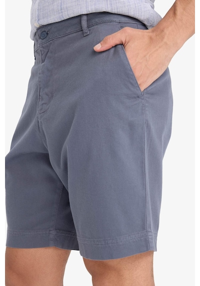 Defacto Regular Fit Dokulu Bermuda Şort E2234ax25smın269 İndigo