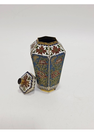 Antika Cloisonne Minyatür Kutu 12,5cm 175