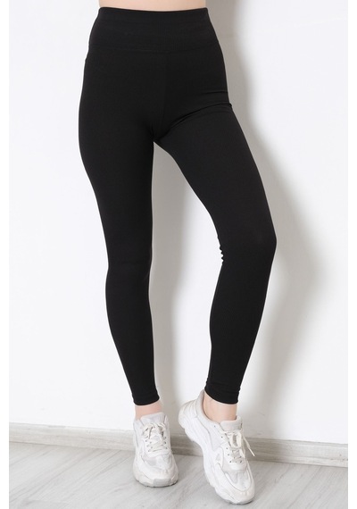 Bensu Store - Fitilli Tayt Siyah - 10751.1098. 001