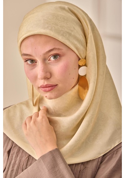 Silk Home Shiny Eşarp 75012-01 Butter Yellow