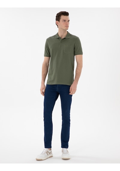 Pierre Cardin Erkek Haki Tişört Basic 50306552-vr027 Haki