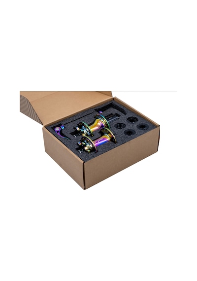 Raptor - Göbek Seti 32h Oil Slick 8 12s, Qr + Thru Axle, 8 10s Pul Dahil 6 Vida