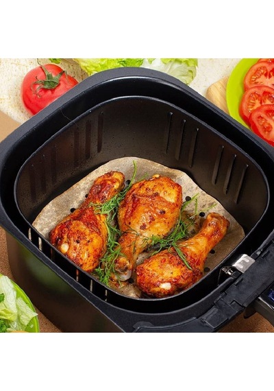 Buffer 250 Adet Air Fryer Pişirme Kağıdı Tek Kullanımlık Hava Fritöz Yağ Geçirmez Yapışmaz Gıda Pişirme K 11